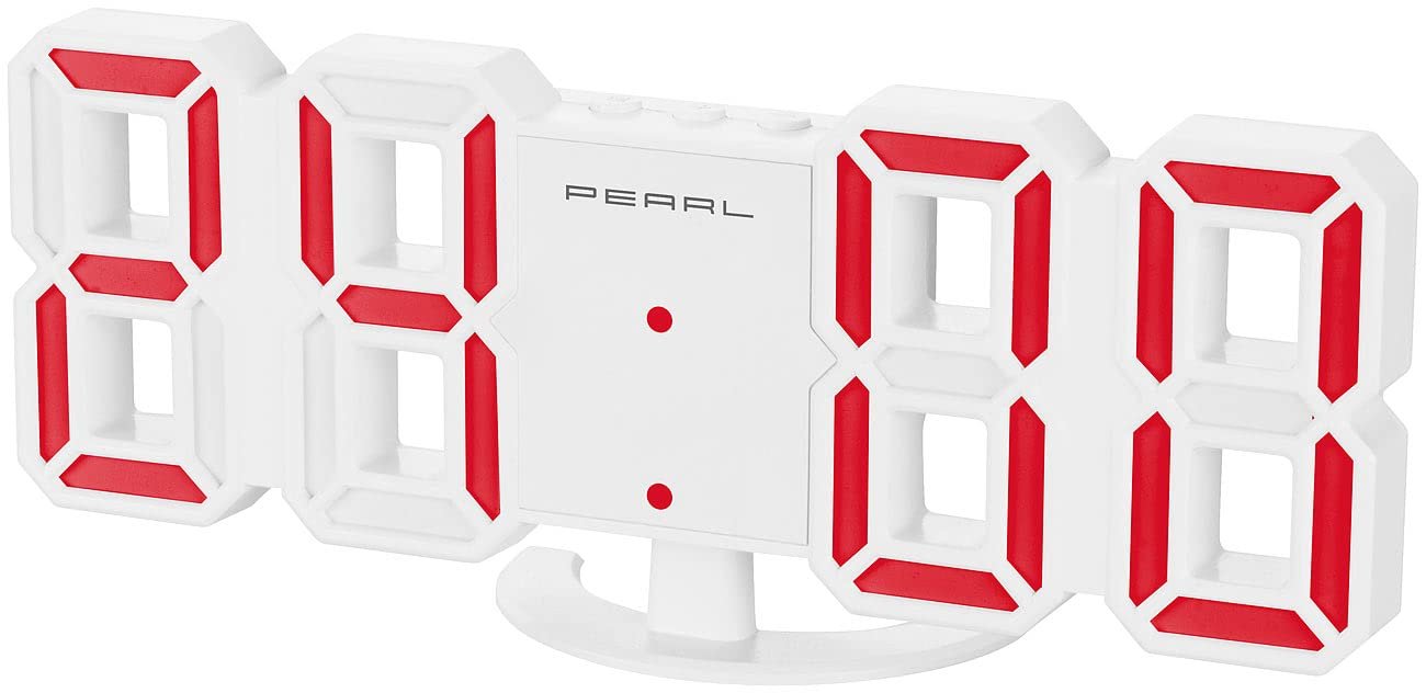 Годинник Настільний/Настінний Lunartec LED, USB, 7-сегментні цифри, 2 кольори, фото №1