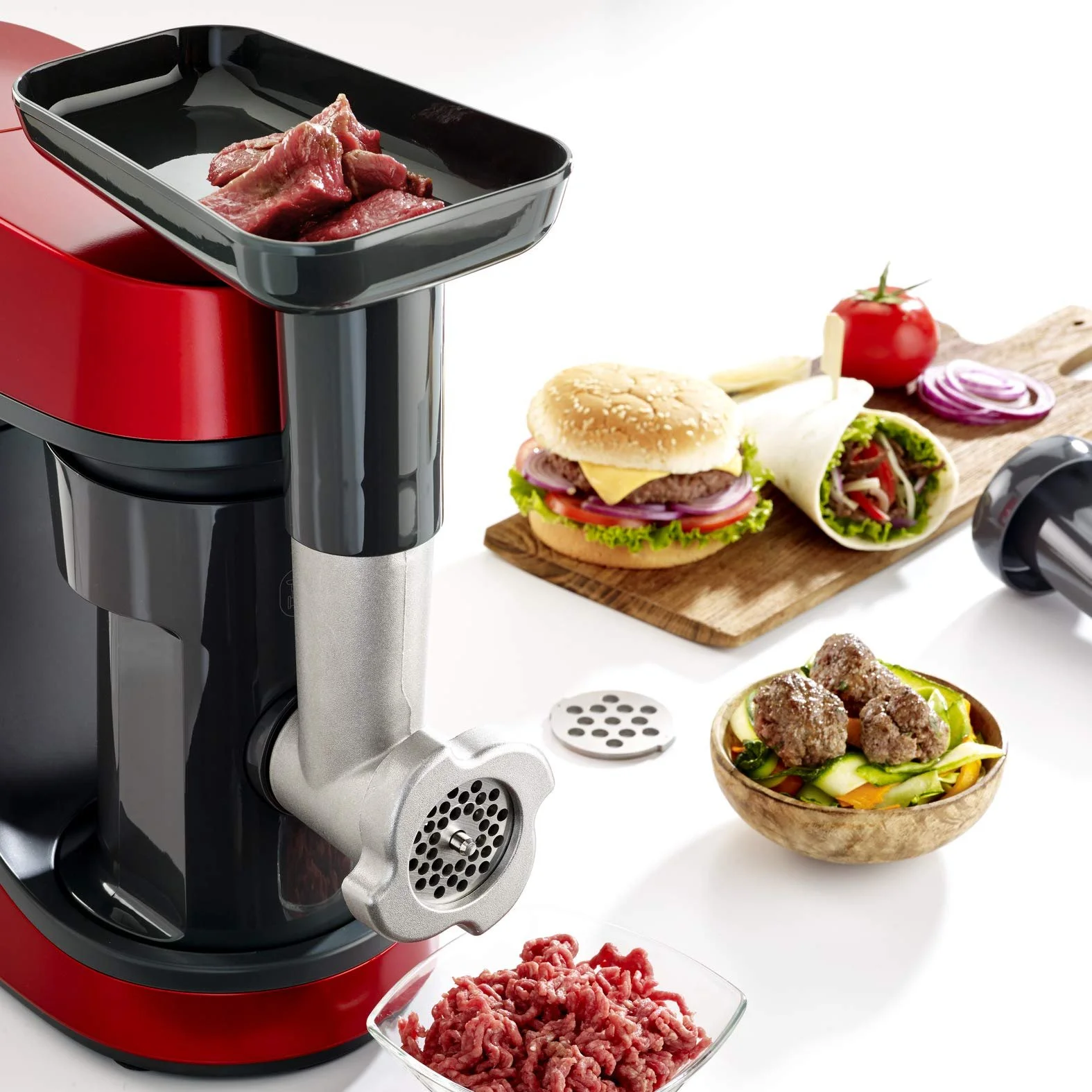 Набір аксесуарів для м'ясорубки Moulinex Masterchef Gourmet XF631BB1, фото №5 Набір аксесуарів для м'ясорубки Moulinex Masterchef Gourmet XF631BB1, фото №5