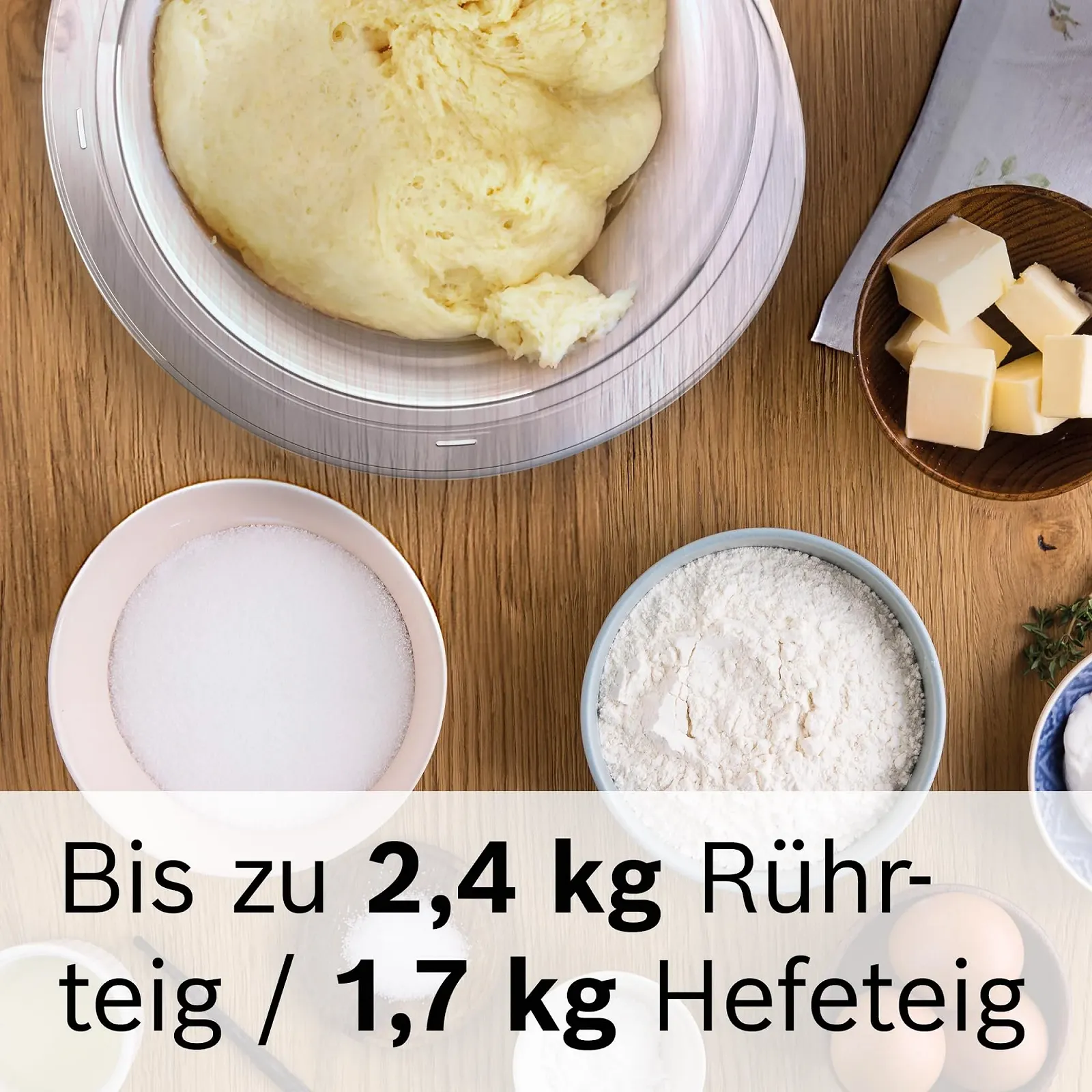 Миска для змішування Bosch Series 2 MUZS2TR 3.8 л Tritan прозора, фото №2