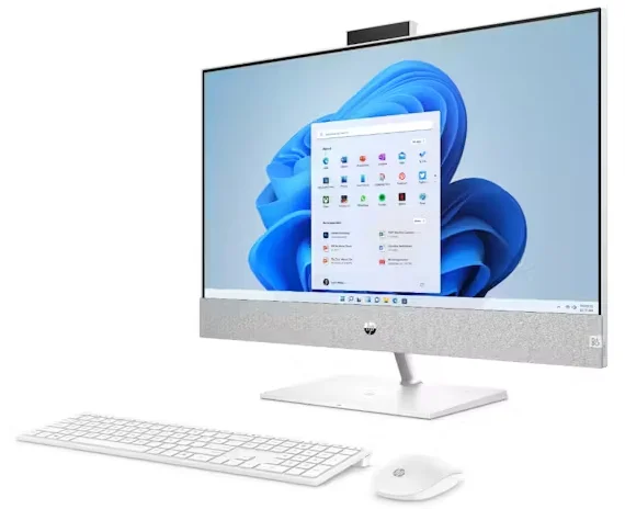 Моноблок HP Pavilion 27-ca2001nl / Intel Core i5-13400T / RAM 8GB / SSD 512GB / GeForce GTX 1650 / 2 x HDMI / LAN / Wi-Fi 6 / Bluetooth 5.3 / Windows 11 Home / Білий, фото №3