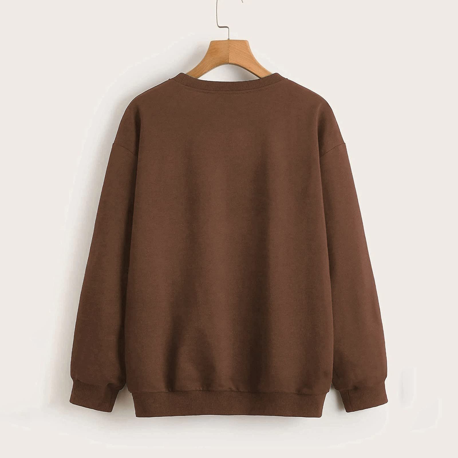 Женский свитшот Los Angeles California с буквенным принтом, свободный крой, круглый вырез, оверсайз, с длинными рукавами, Y2K, фото №3