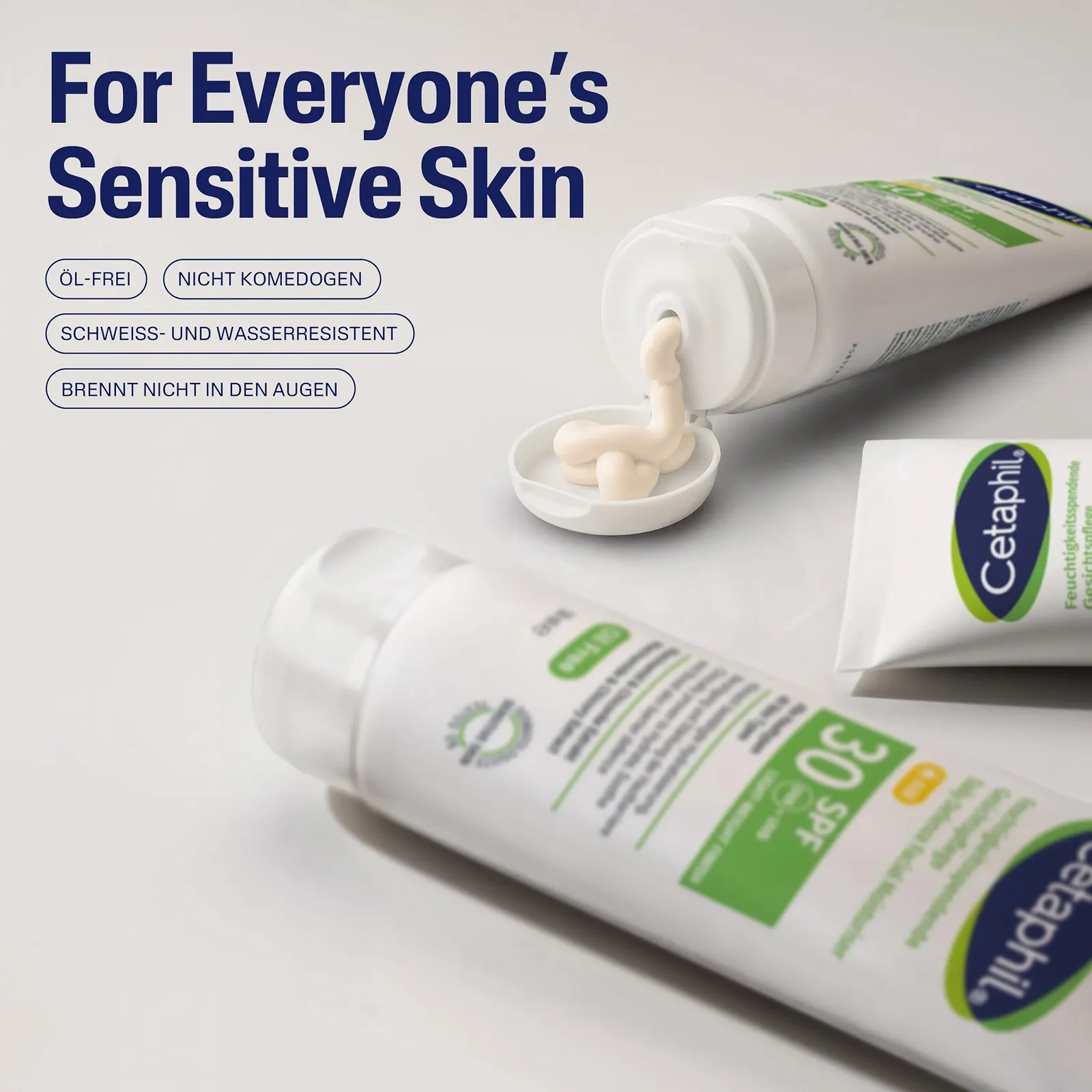 Денний крем Cetaphil SPF 30 50 мл зволожувальний для сухої та чутливої шкіри, фото №4