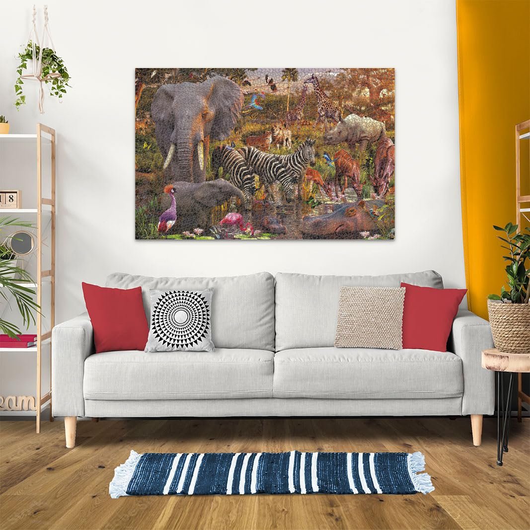 Пазл Ravensburger African Animals 3000 элементов, фото №5 Пазл Ravensburger African Animals 3000 элементов, фото №5