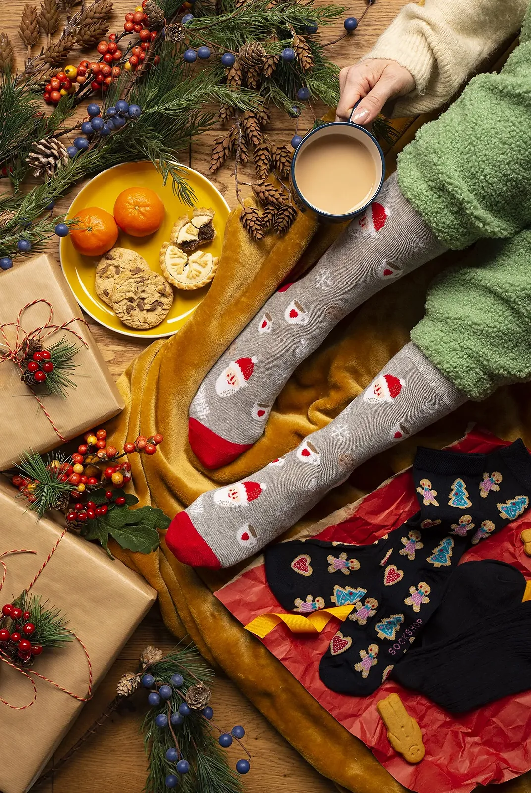 Носки Lazy Panda Женские Рождественские Бамбуковые Набор из 3 пар, фото №3 Носки Lazy Panda Женские Рождественские Бамбуковые Набор из 3 пар, фото №3