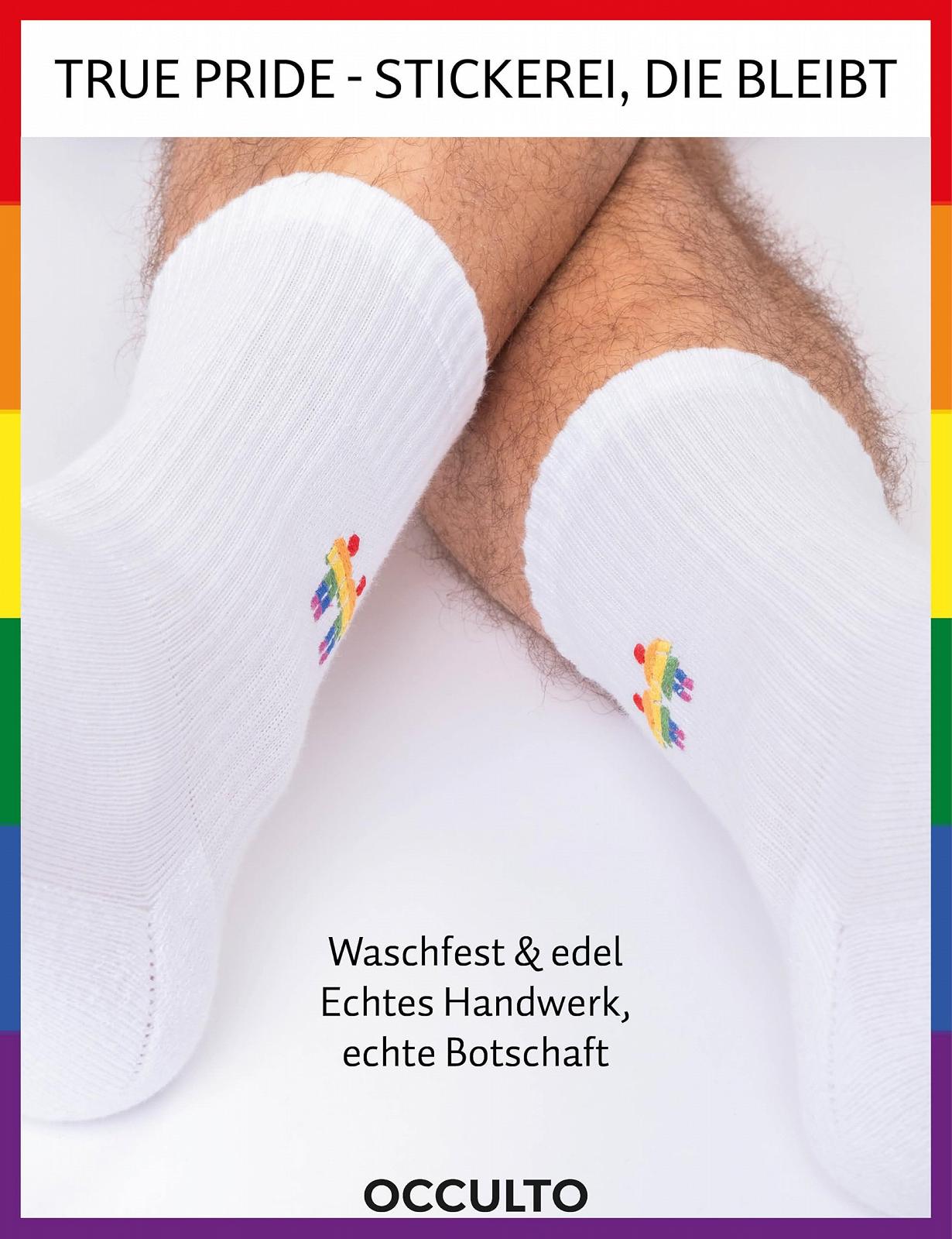 Носки теннисные Occulto Мужские и Женские LGBTQ Набор из 3 (Модель: Pride), фото №3