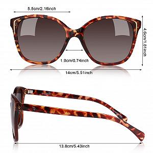 Солнцезащитные очки Cat Eye FANTESI 2 пары, поляризованные, защита UV400, разноцветные synthetic.ua - Фото 1
