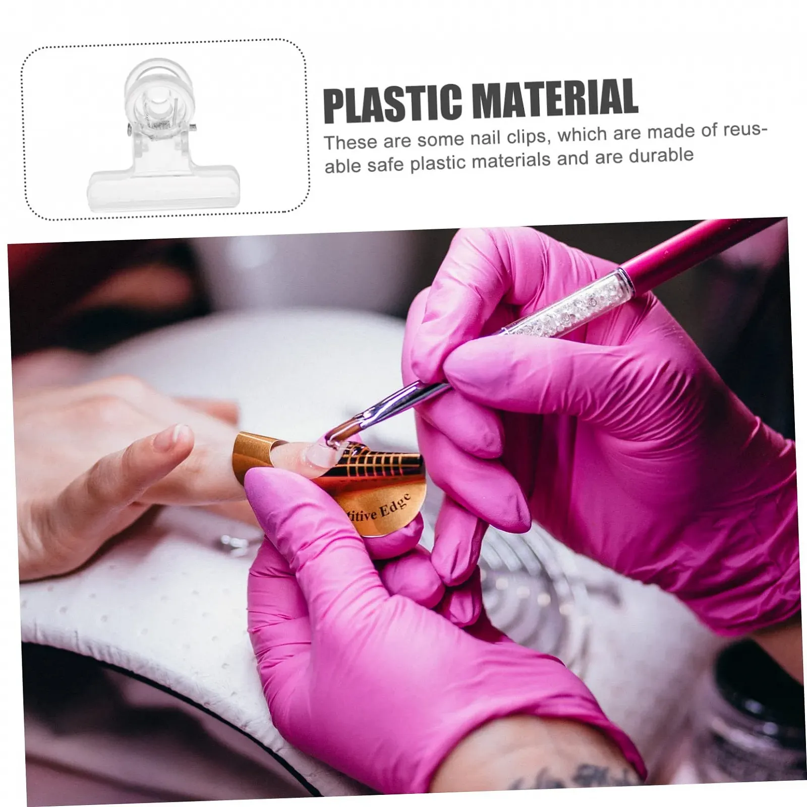 Клипсы для наращивания ногтей PACKOVE 30 шт. Прозрачный, фото №9