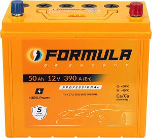 АКБ Азія 50-А/Ч Formula R 390A 234х129х220 - Фото 1