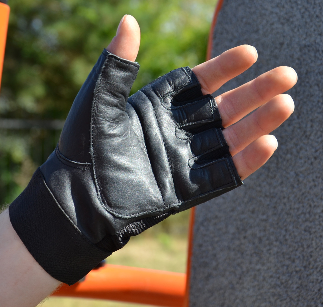 Рукавички для фітнесу MadMax MFG-248 Clasic Exclusive Black XXL, фото №6