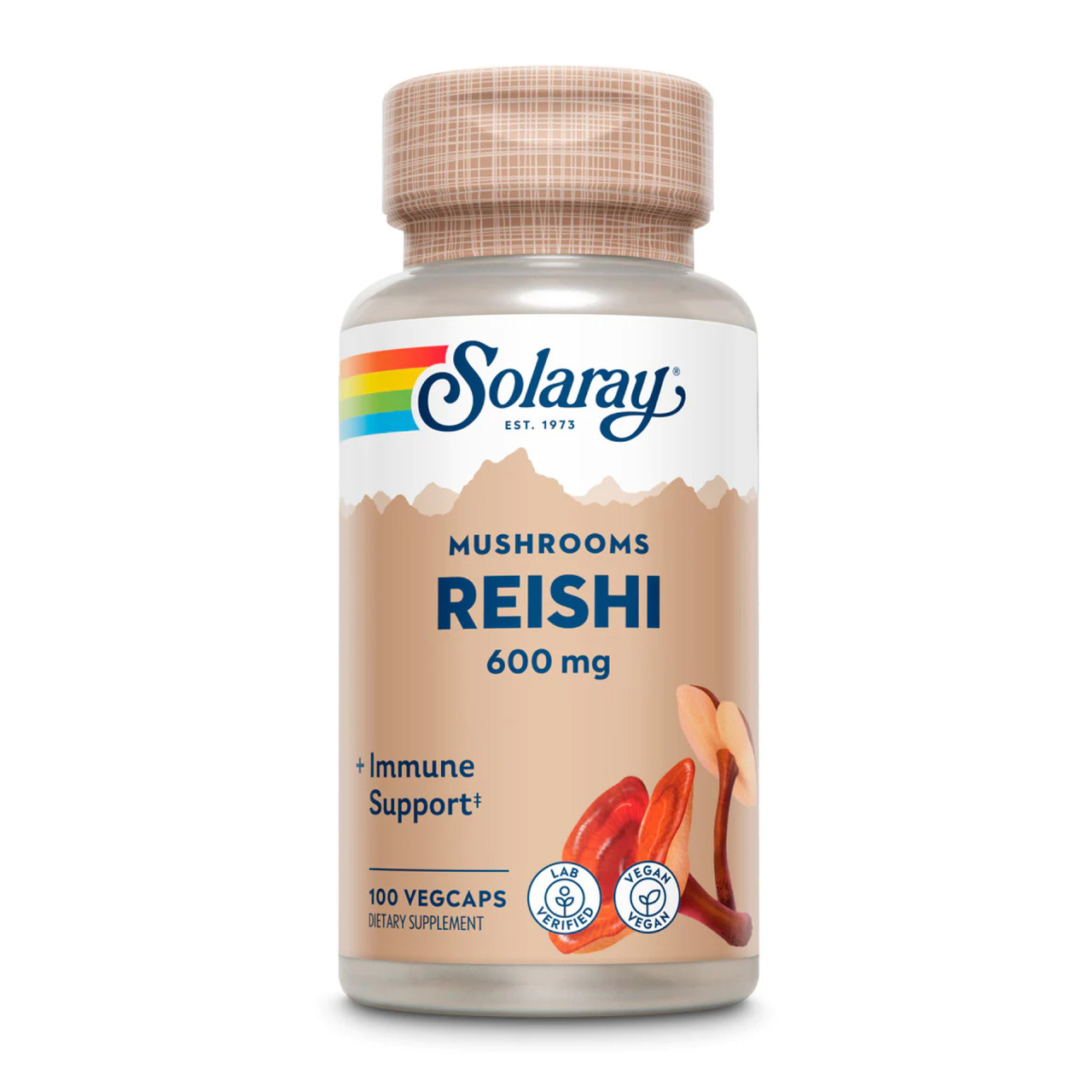Reishi Mushroom 600mg 100ct, фото №1
