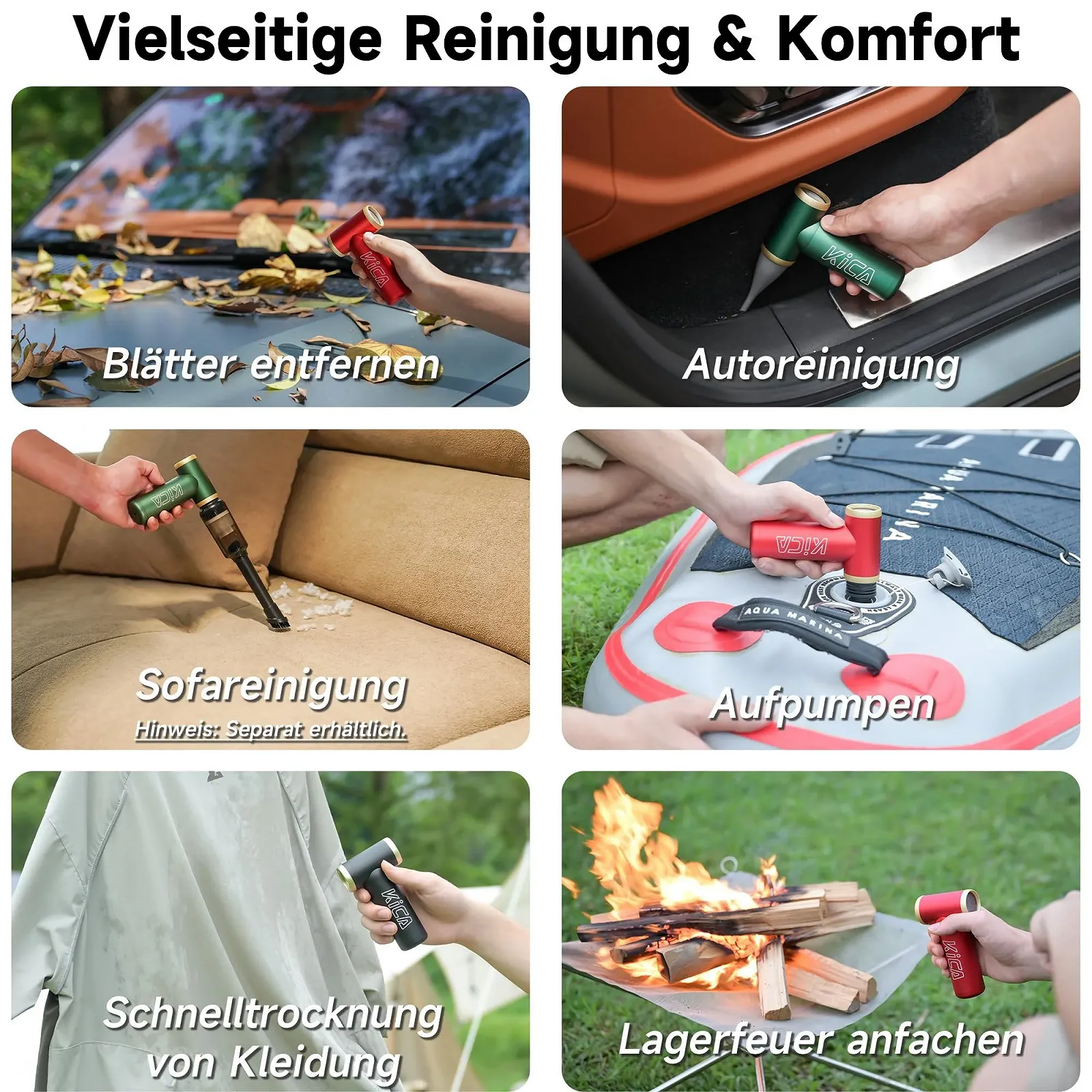 Электрическая воздуходувка Kica JetFan 2S Металлическая 117000 об/мин Бесступенчатая регулировка и кнопка Turbo Синяя, фото №3 Электрическая воздуходувка Kica JetFan 2S Металлическая 117000 об/мин Бесступенчатая регулировка и кнопка Turbo Синяя, фото №3