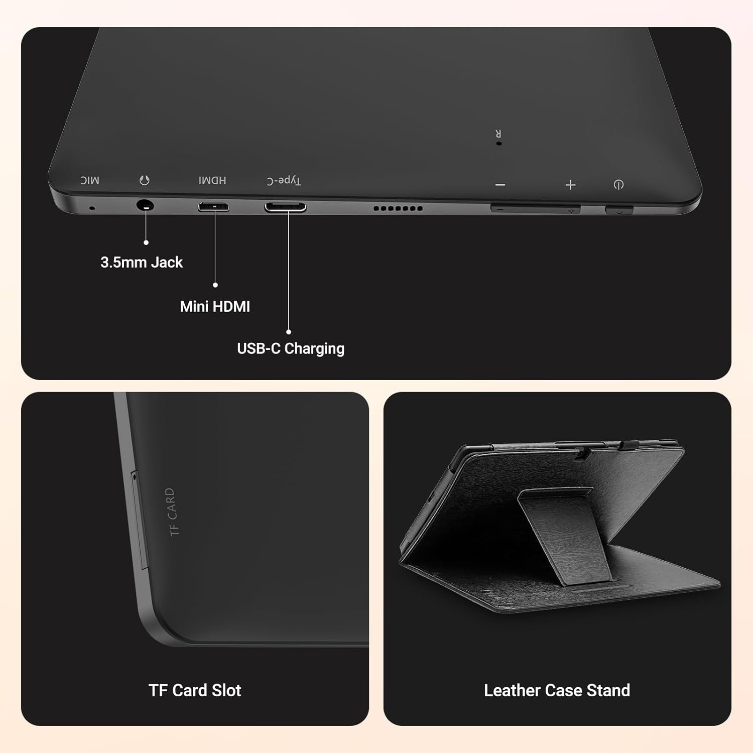 Графічний планшет 8" Frunsi RubensTab T8 4/64ГБ 8 ядер Android 13 Чорний, фото №6 Графічний планшет 8" Frunsi RubensTab T8 4/64ГБ 8 ядер Android 13 Чорний, фото №6