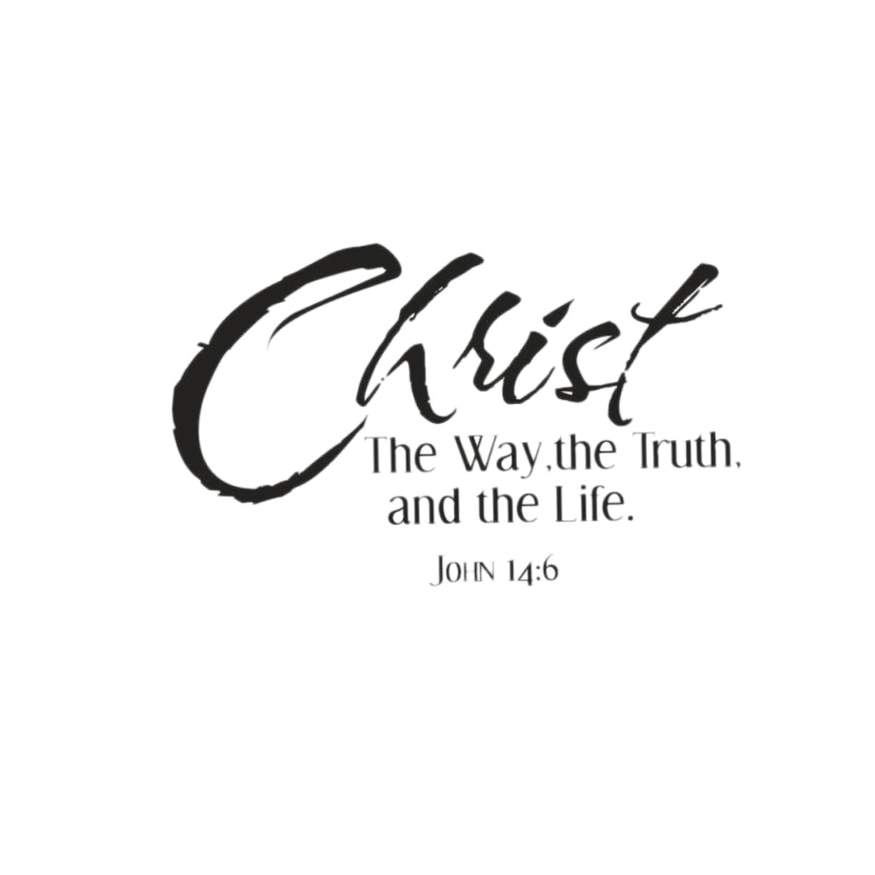 Наклейки на стену Homoyoyo Christian Inspirational Removable, фото №1