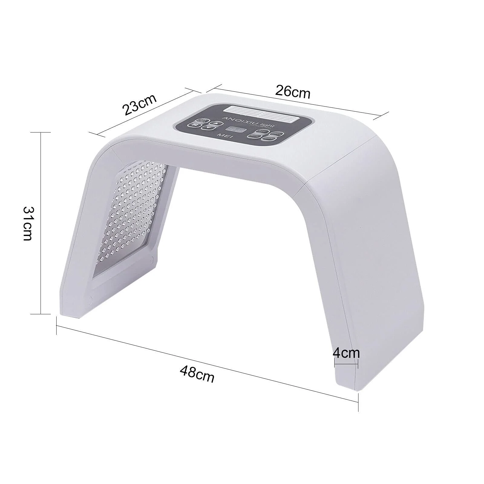 LED Маска для светотерапии 7 цветов Световая маска для лица для красоты, фото №4 LED Маска для светотерапии 7 цветов Световая маска для лица для красоты, фото №4