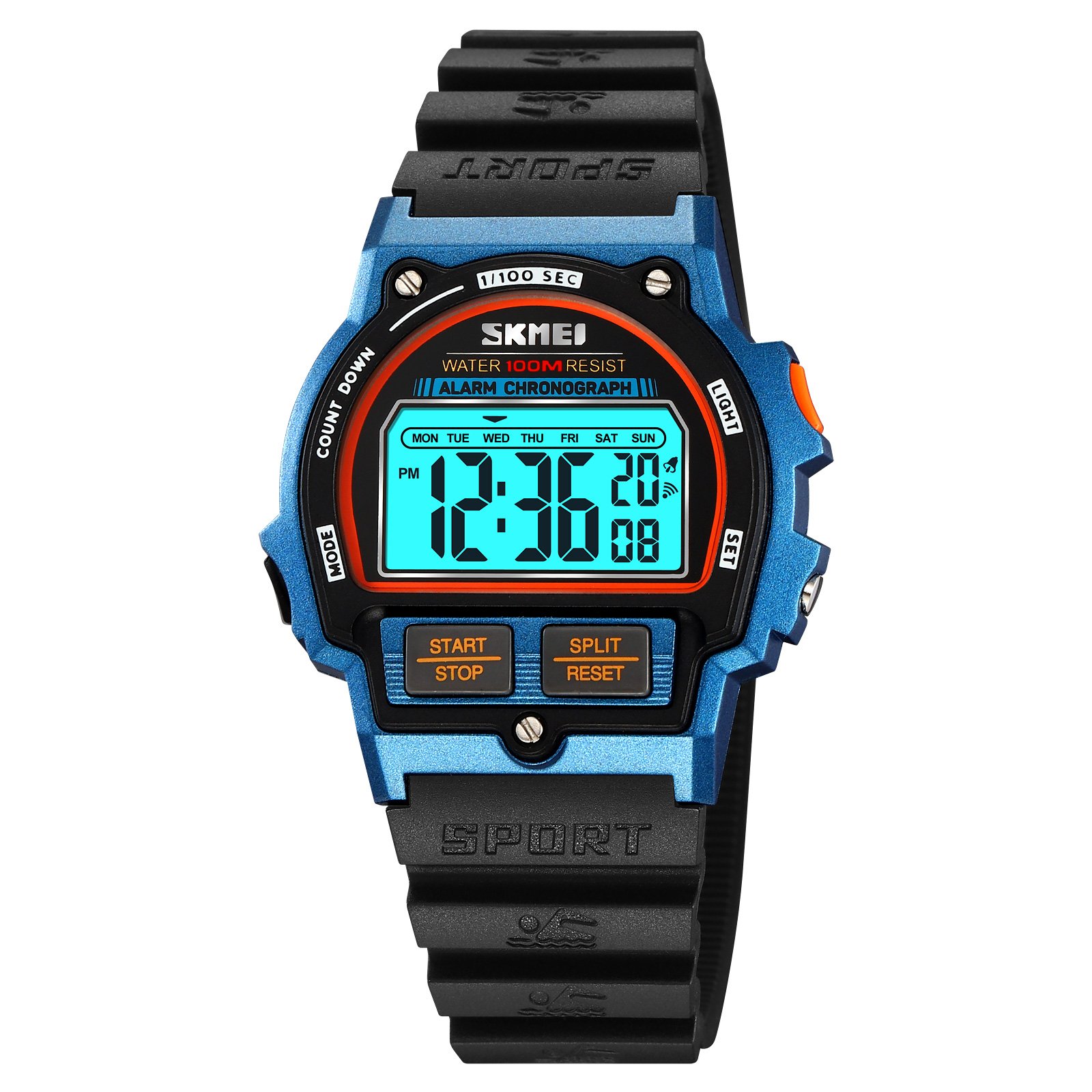 Годинник Skmei 2263 Характеристики Black-Blue, фото №2