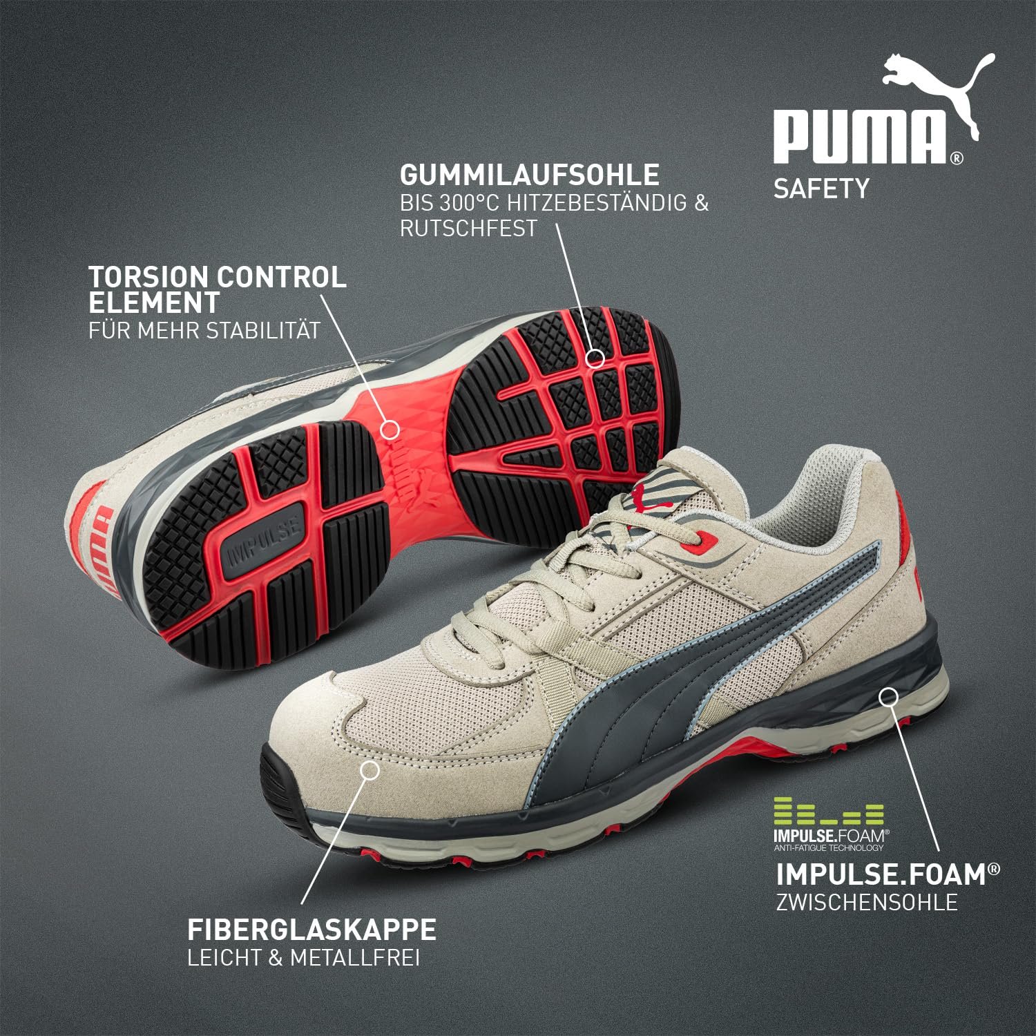 Кросівки PUMA VANTI Low S1PS ESD Захисний Носок Антиковзаючі, фото №2 Кросівки PUMA VANTI Low S1PS ESD Захисний Носок Антиковзаючі, фото №2
