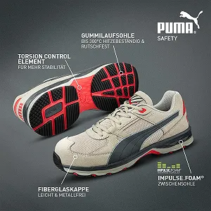 Кросівки PUMA VANTI Low S1PS ESD Захисний ковпачок, захист від ковзання synthetic.ua - Фото 1