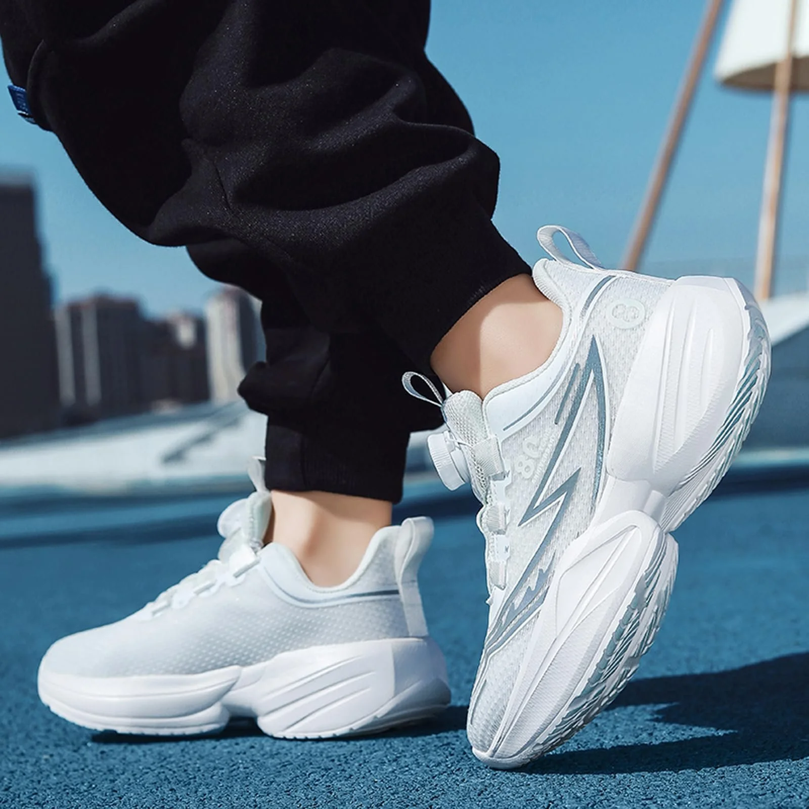 Детские кроссовки Спортивная обувь для мальчиков Кроссовки для девочек Модные Удобные Дышащие Легкие Кроссовки для улицы Обувь для бега EU 31-41, фото №6