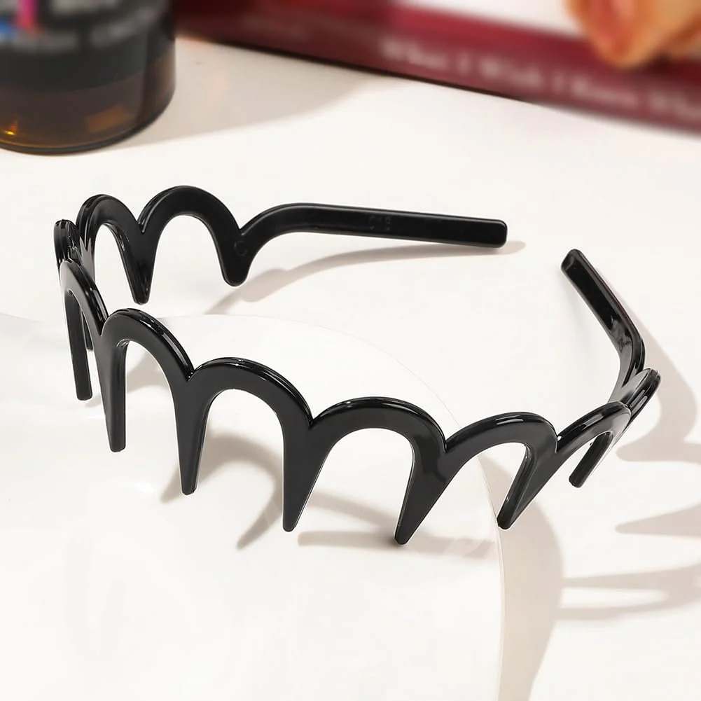 Обруч для волос Зигзаг Пластик Набор 4 шт., фото №3