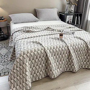 Покривало LGYKUMEG Легка Літня, М'яке та Дихаюче Покривало - Фото 1