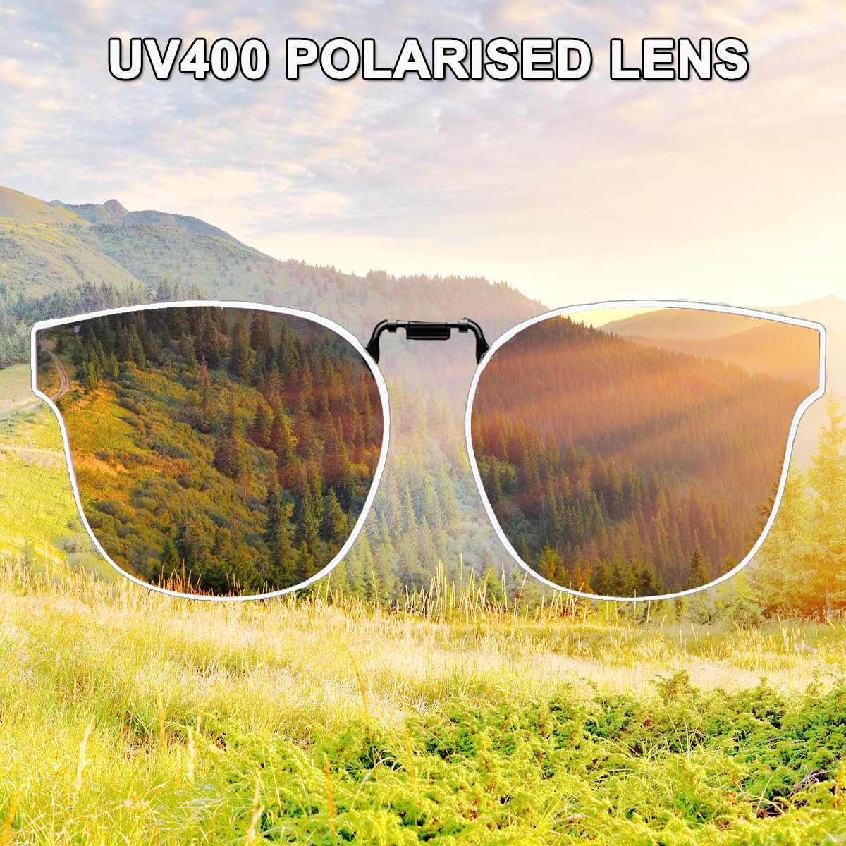 Кліпси для сонцезахисних окулярів XITUADDA Поляризовані UV400, фото №5