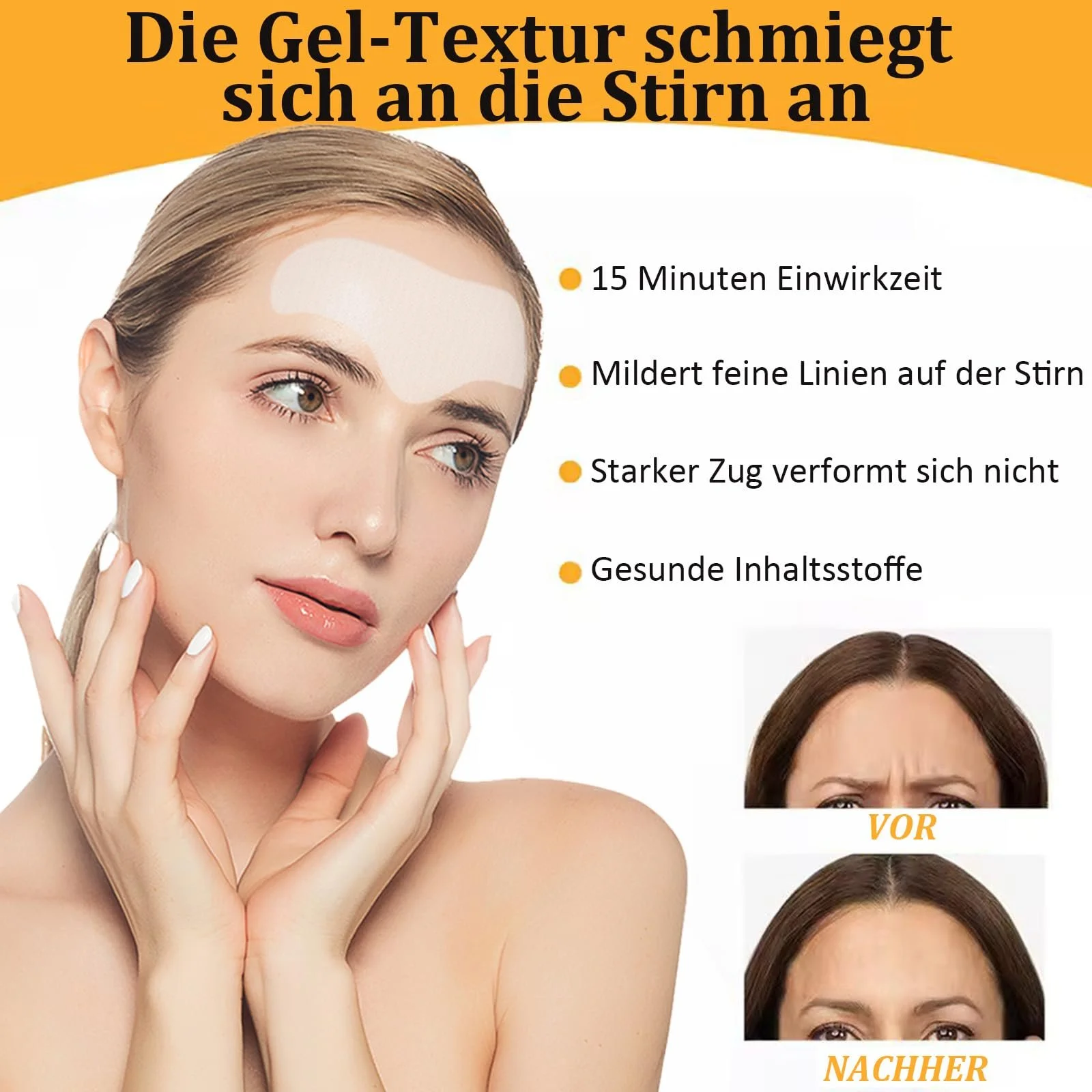 Пластирі від зморшок, 20 шт, Зволоження, Омолодження, фото №4