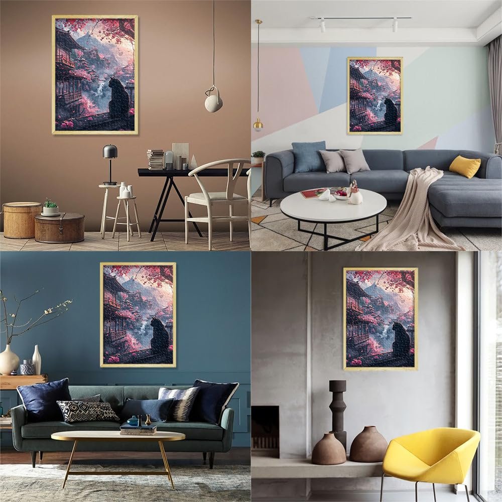 Пазл Кот и сакура Japan Artist Collection 1000 элементов 75 x 50 см, фото №6 Пазл Кот и сакура Japan Artist Collection 1000 элементов 75 x 50 см, фото №6