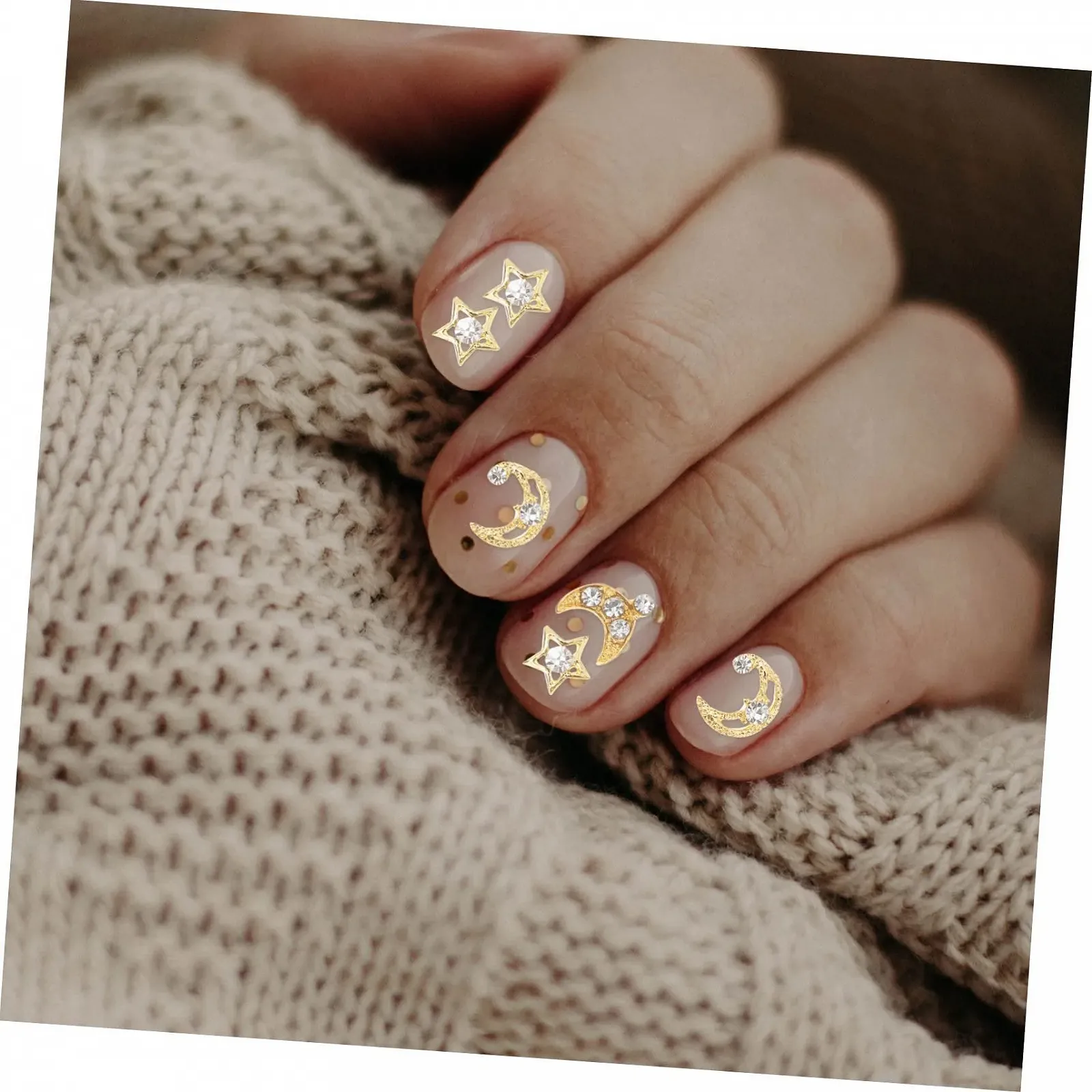 Металлические украшения для ногтей (30 шт.) Цинковый сплав, фото №7