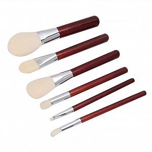 Набор кистей для макияжа Verdant Touch, 6 шт, для теней, бровей, румян и пудры synthetic.ua - Фото 1