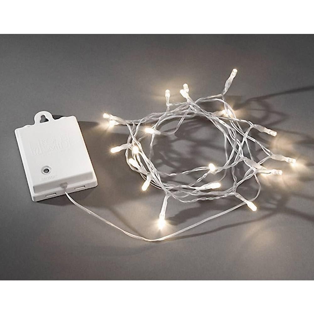Гирлянда Konstsmide 3722-103, 20 LED, теплый белый, прозрачный кабель, фото №1