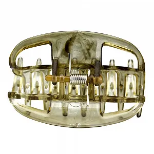 Заколка для волос Welovebeads 6 см, светло-янтарный, 2 шт synthetic.ua - Фото 1