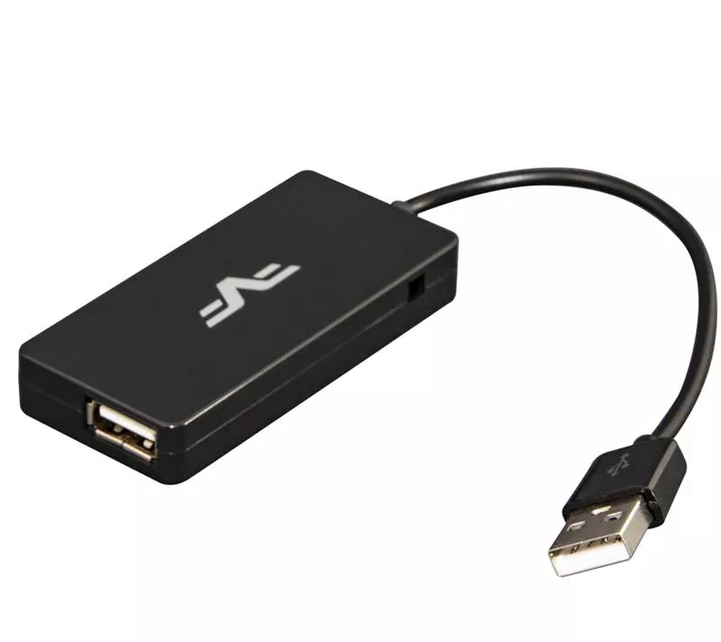 Концентратор USB 2.0 Frime 4хUSB2.0 Black (FH-20030), фото №1