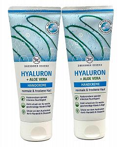 Купити Крем для рук Dresdner Essenz Гіалуронова кислота + Алое Вера, 2 x 75 мл, набір з 2 штук - Фото 1 Крем для рук Dresdner Essenz Гіалуронова кислота + Алое Вера, 2 x 75 мл, набір з 2 штук - Фото 1