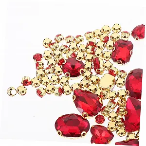 Набор страз разных форм 130 шт, Плоские стразы synthetic.ua - Фото 1