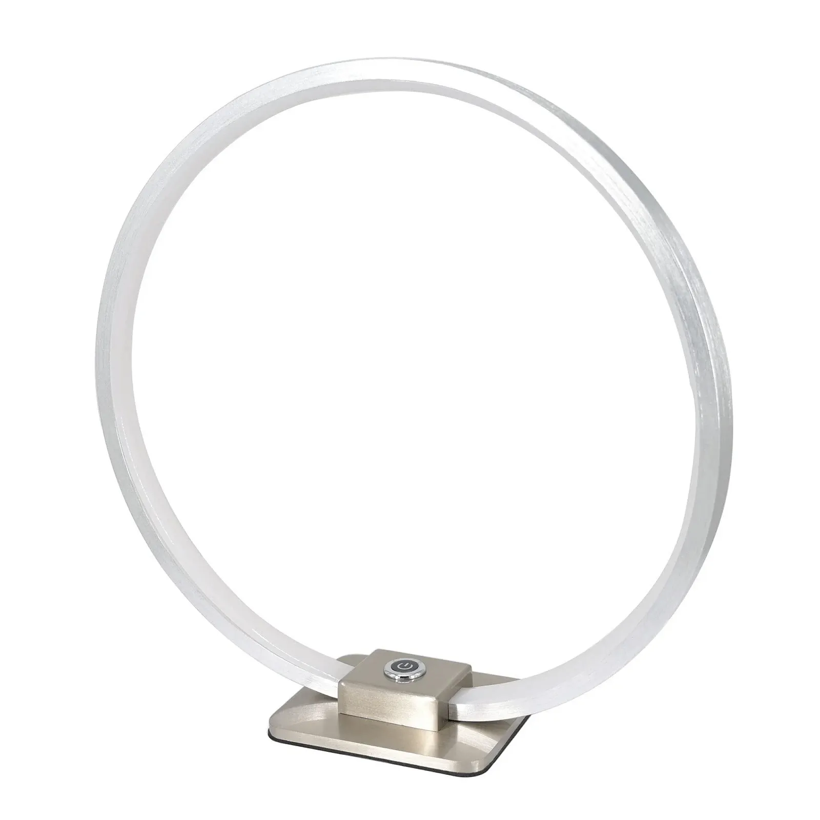 Настільна лампа VBLED Decorative Ring Shape LED 28 см 8 W 3000 K 430 lm Алюміній Срібляста, фото №4