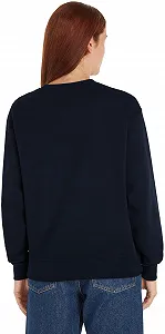 Женская Толстовка Tommy Hilfiger Regular без Капюшона synthetic.ua - Фото 1