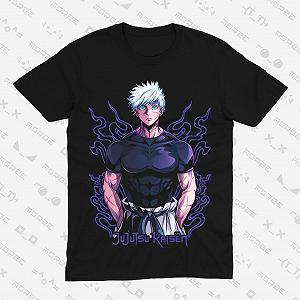 Футболка Аниме Магическая битва Годжо Сатору Satoru Gojo Jujutsu Kaisen TH126 L - Фото 1