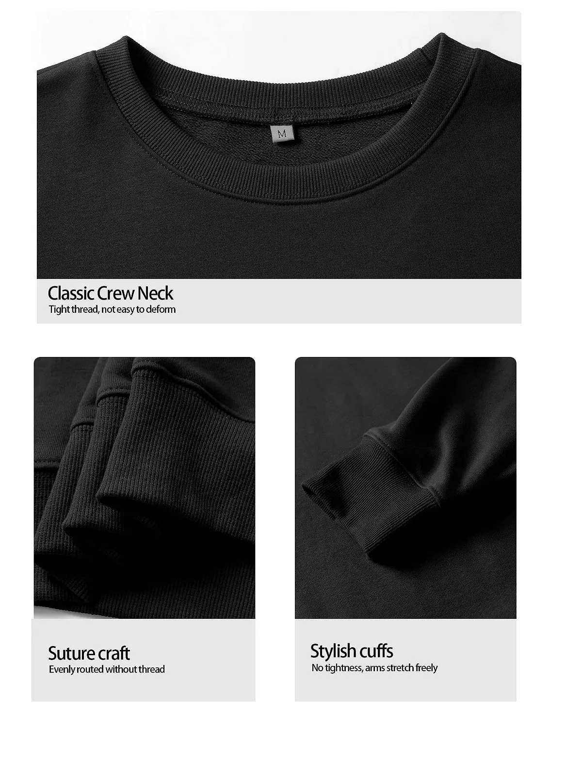 Женский Свитшот Dresswel Осень-Зима Круглый вырез Длинный рукав Принт Smile Хлопок, фото №6 Женский Свитшот Dresswel Осень-Зима Круглый вырез Длинный рукав Принт Smile Хлопок, фото №6