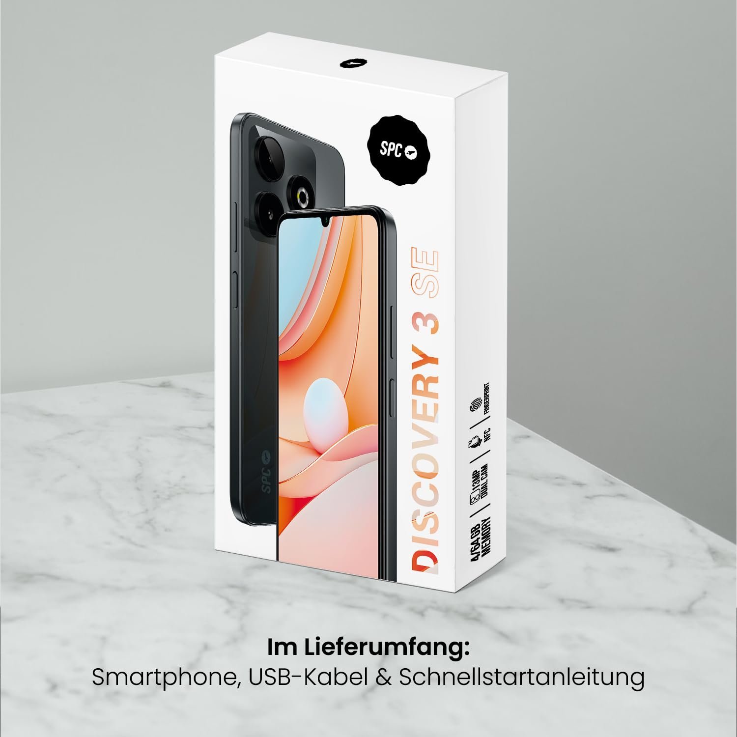 Смартфон SPC Discovery 3 SE 6.8" HD+ 4/64GB 13MP NFC 5000mAh Dark Matter, фото №8 Смартфон SPC Discovery 3 SE 6.8" HD+ 4/64GB 13MP NFC 5000mAh Dark Matter, фото №8