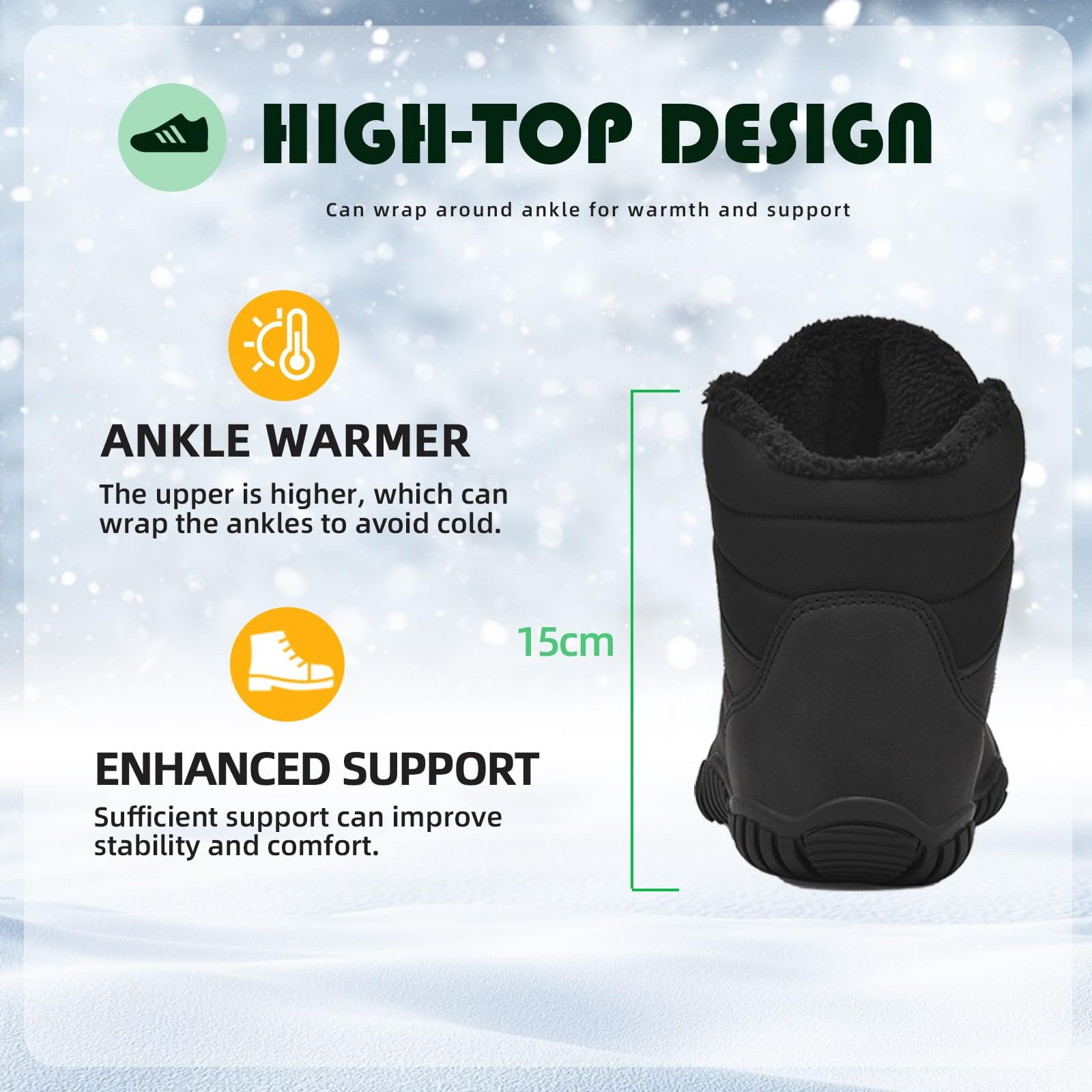 Черевики ZDQ Зимові Чоловічі Утеплені, фото №7