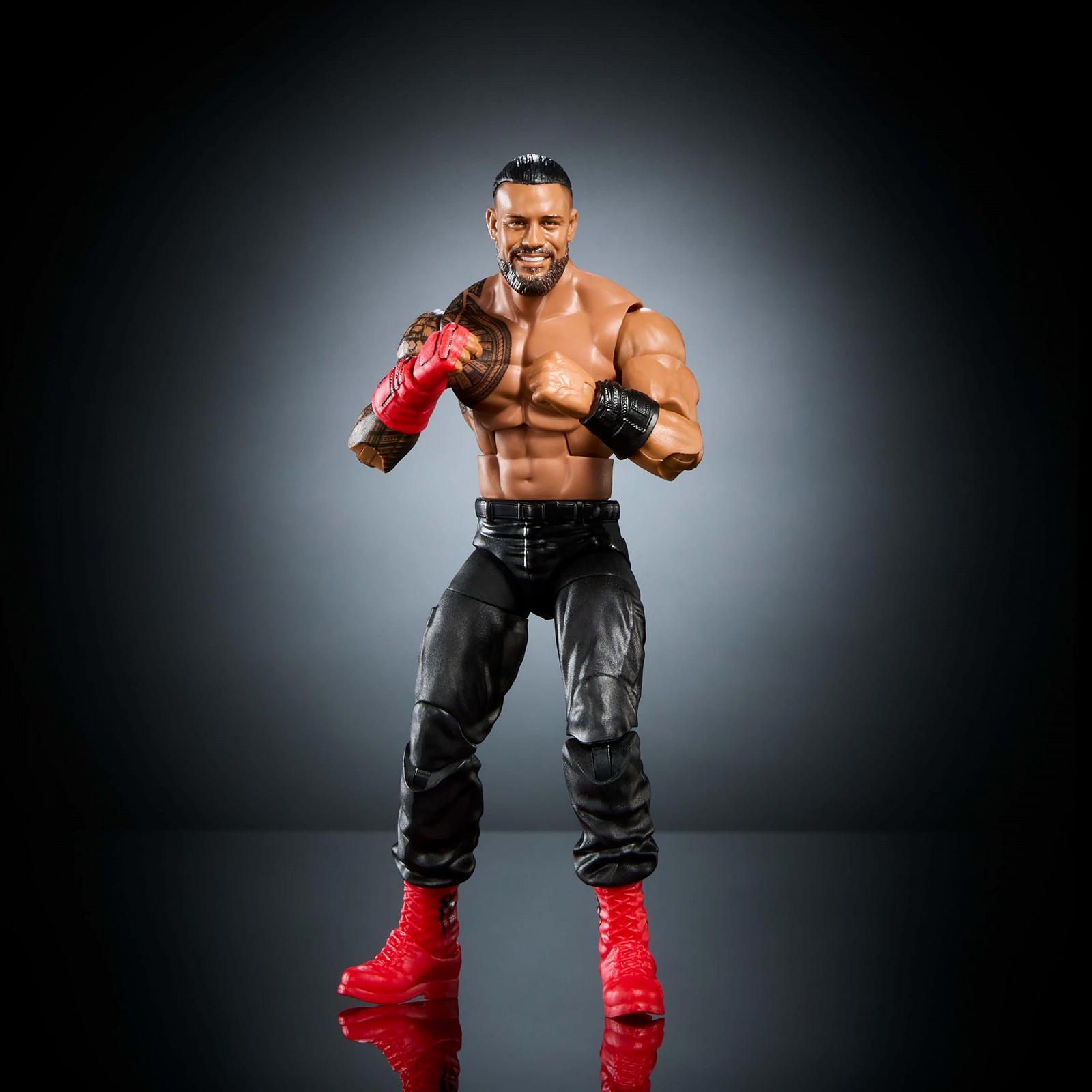 Фігурка Mattel WWE Elite Collection, Roman Reigns Set, SummerSlam з компонентами William Shelf для іншої фігурки, JCJ55, багатокольорова, фото №3