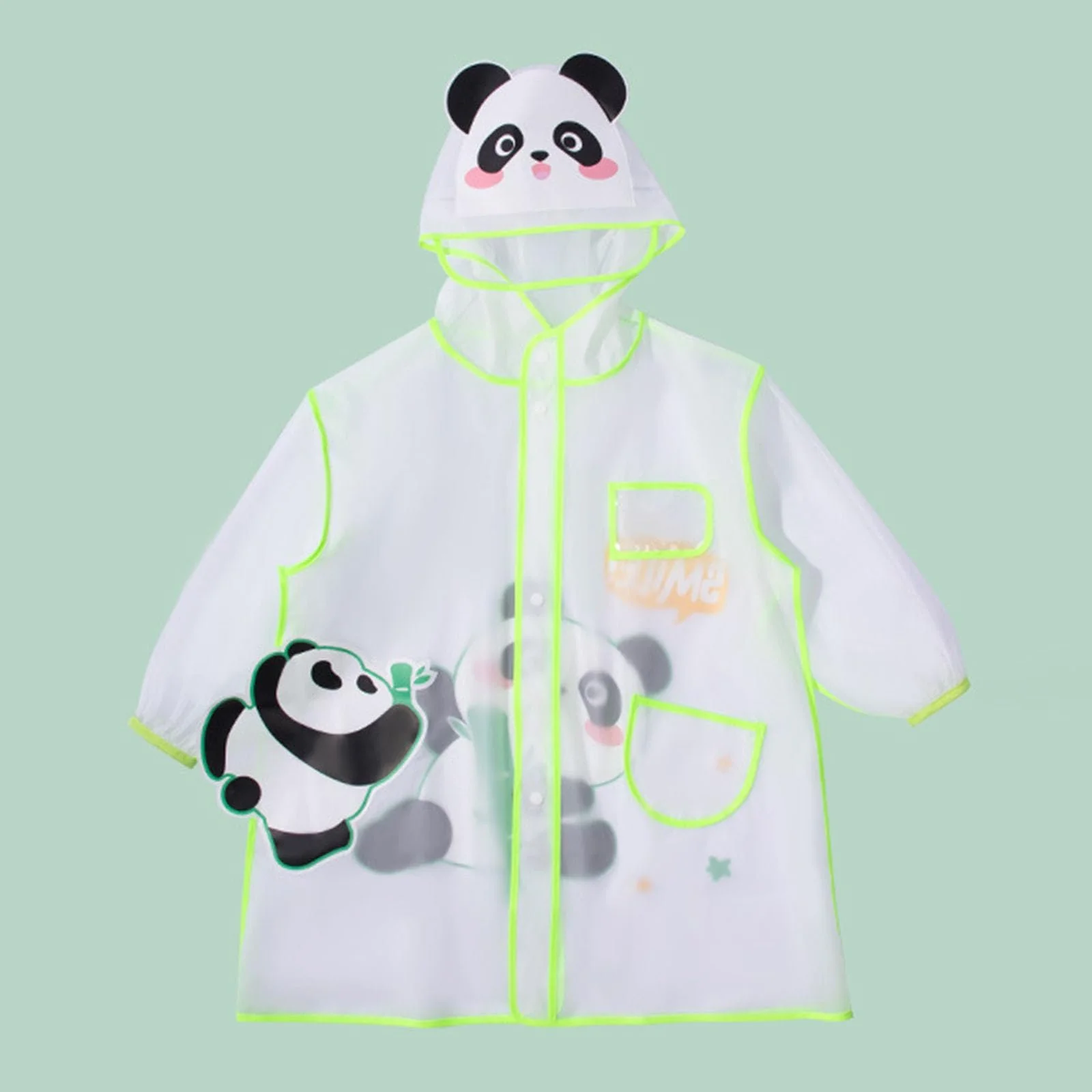 Дитячий дощовий плащ для дівчаток і хлопчиків M, довгий, водонепроникний, фото №3 Дитячий дощовий плащ для дівчаток і хлопчиків M, довгий, водонепроникний, фото №3