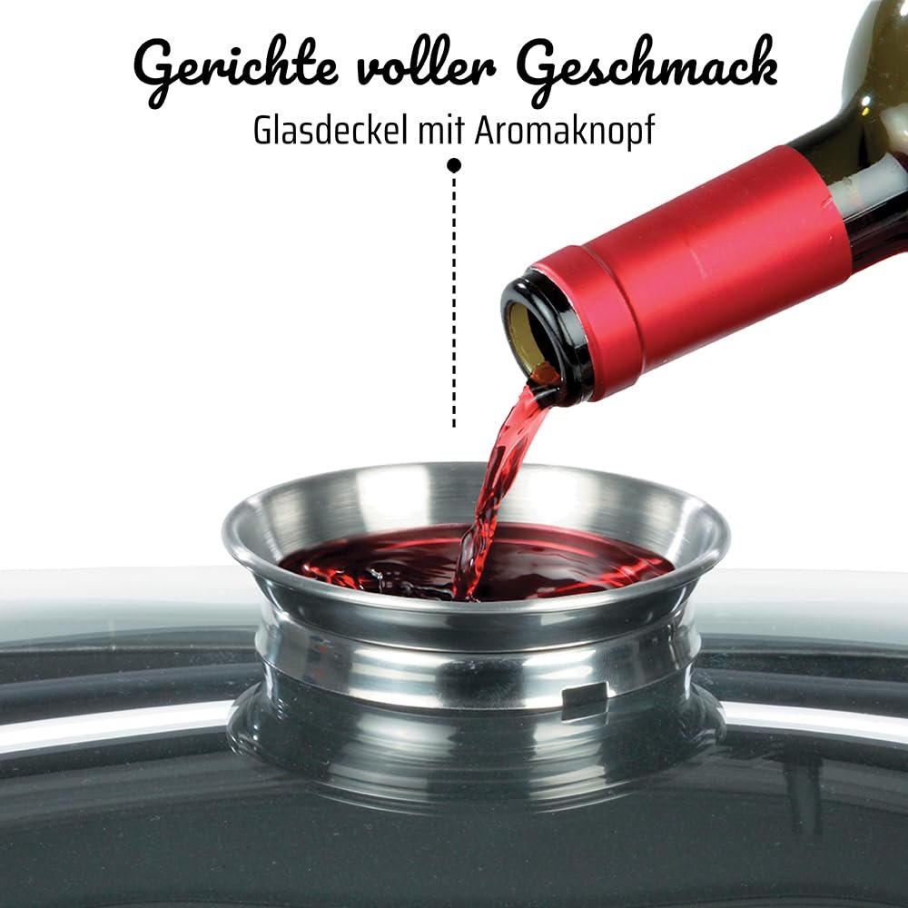 Форма для запекания GSW Gourmet 414579 Квадратная Гранит Алюминий Черный 28 x 28 x 8.5 см, фото №5 Форма для запекания GSW Gourmet 414579 Квадратная Гранит Алюминий Черный 28 x 28 x 8.5 см, фото №5