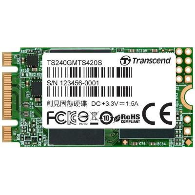 Внутренний накопитель Transcend SSD M.2 2242 240GB TS240GMTS420S, фото №1
