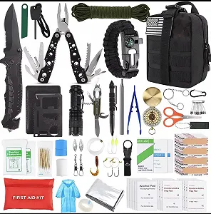 Набір для виживання Emergency Allprepare 21-в-1 з аптечкою першої допомоги - Фото 1