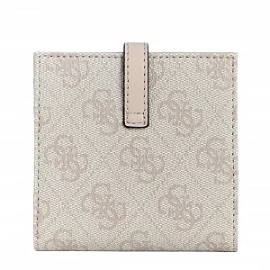Жіночий гаманець Guess - Laurel Quattro G Card Case Білий synthetic.ua - Фото 1