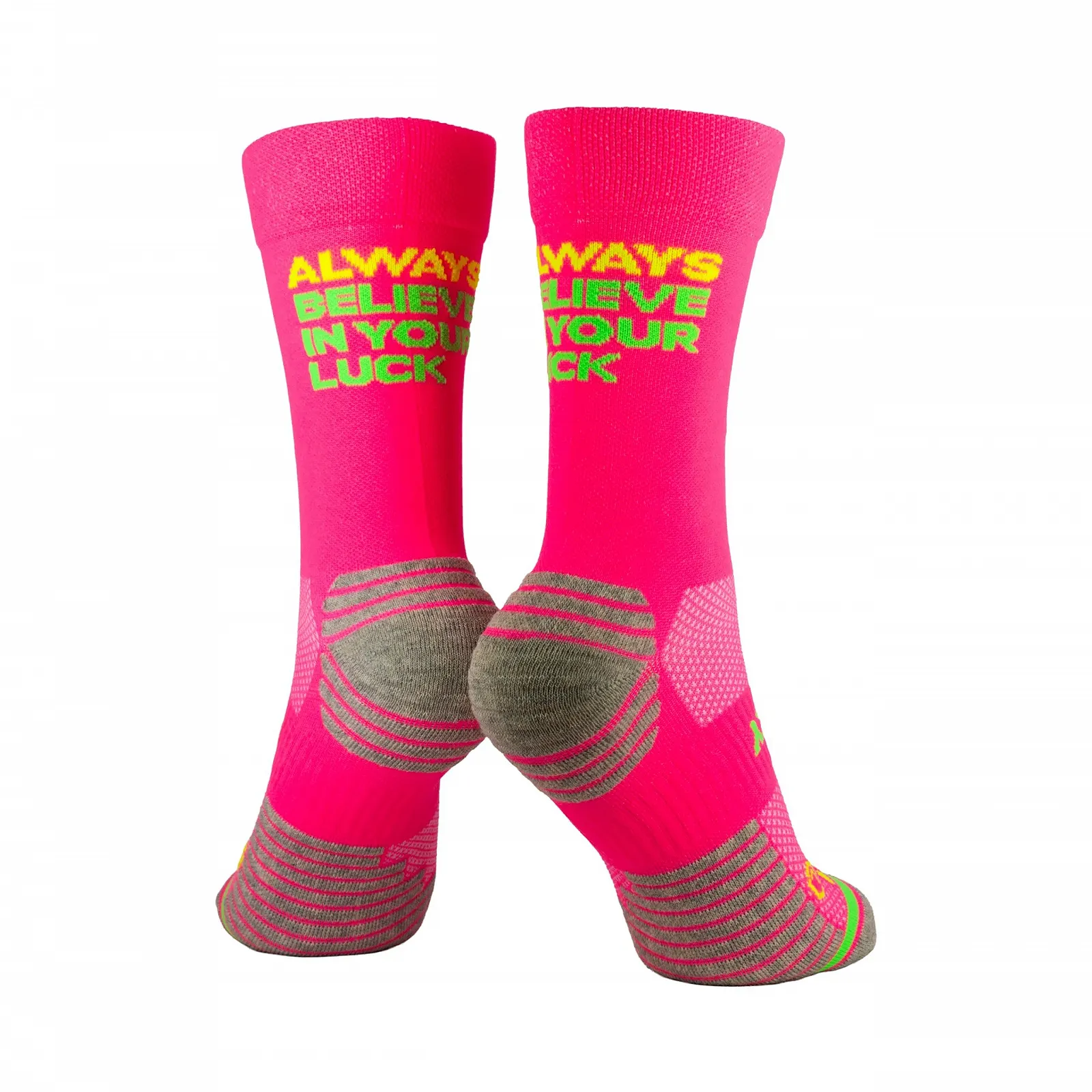 Шкарпетки Lucky Socks Neon для бігу Чоловічі та Жіночі Дихаючі Нековзні, фото №6 Шкарпетки Lucky Socks Neon для бігу Чоловічі та Жіночі Дихаючі Нековзні, фото №6