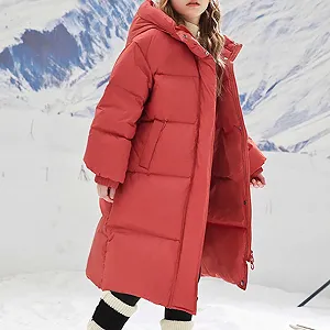 Куртка для верховой езды MNSWR для девочек, утепленная куртка с подогревом для детей, утепленная пуховая куртка для мальчиков в возрасте 5-15 лет synthetic.ua - Фото 1