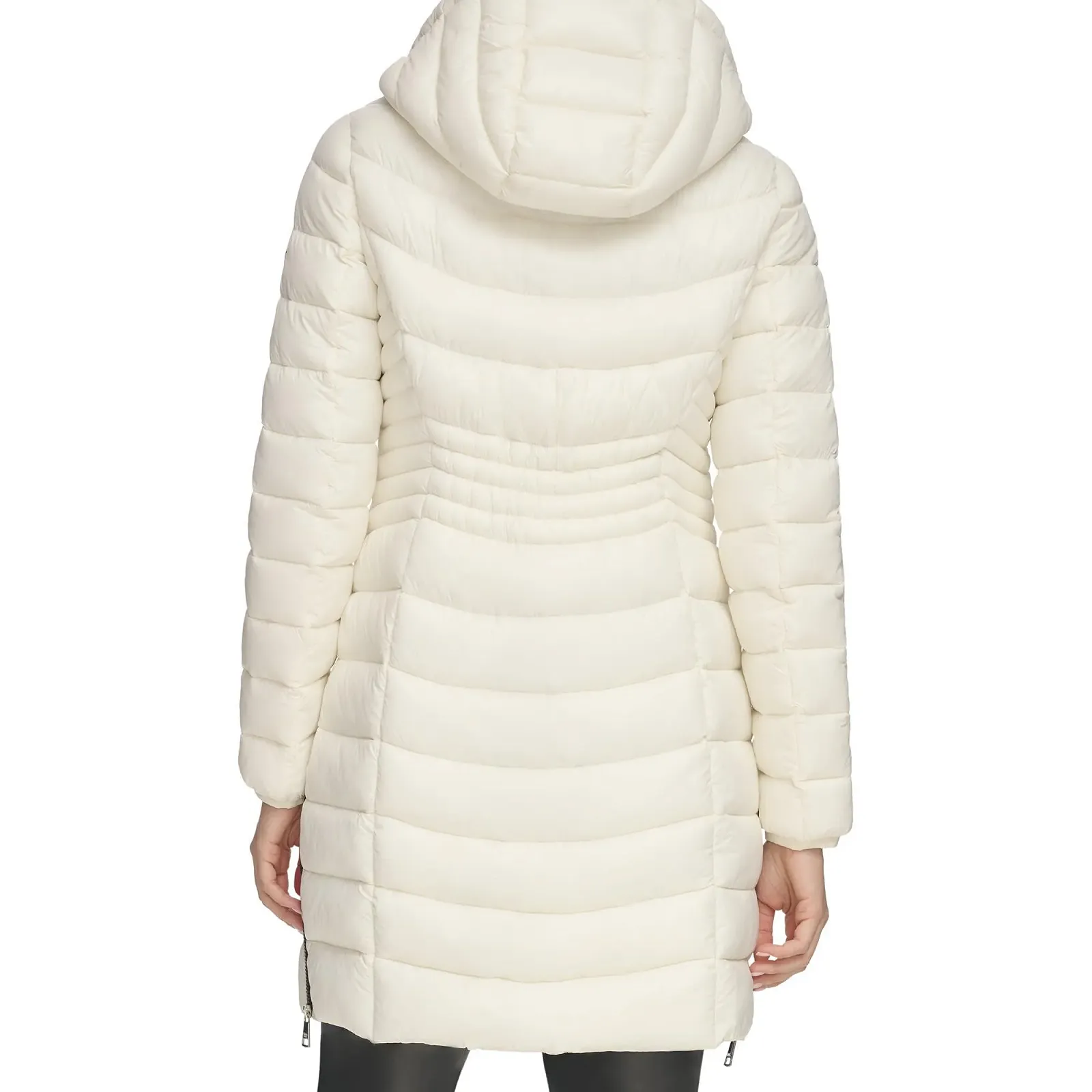 Женская Куртка DKNY Пуховик на молнии, фото №4 Женская Куртка DKNY Пуховик на молнии, фото №4