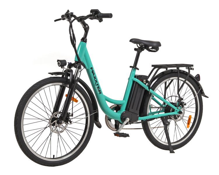 Електричний велосипед Maxxter CITY 2.0 LightBlue 250W світло-синій, фото №2